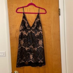 Cute sparkly black dress from Free People!